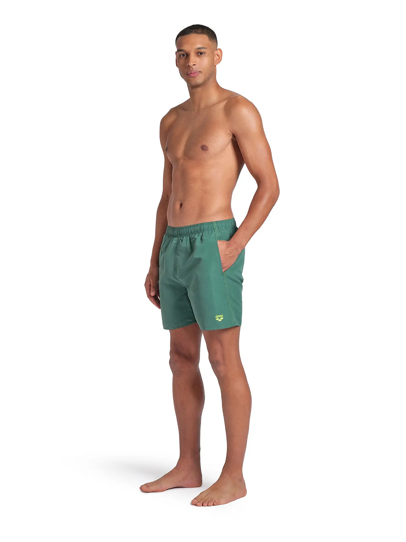 ARENA | Herren Badeshort | dunkelgrün